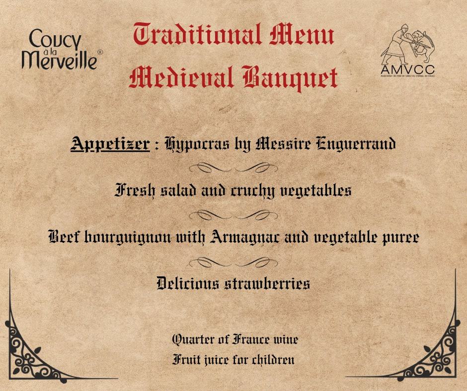 Traditionnal menu