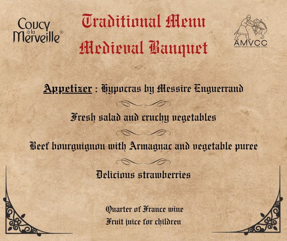 Traditionnal menu Traditionnal menu